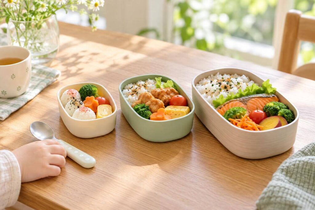 色々なサイズのお弁当箱