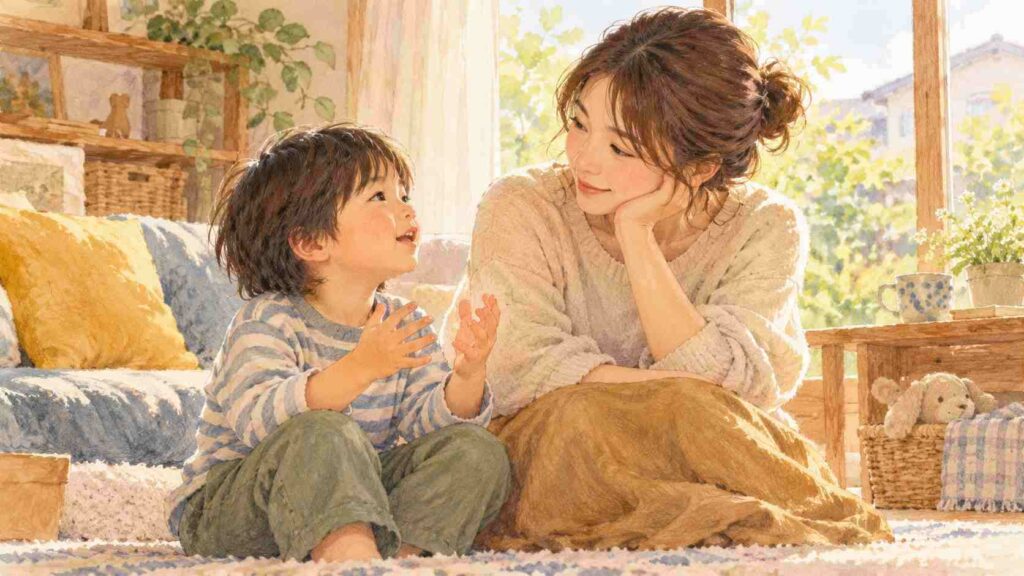 子どもとの会話で信頼関係を築く